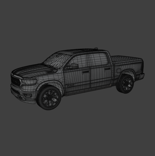 RAM 1500 Limited 3D Model
